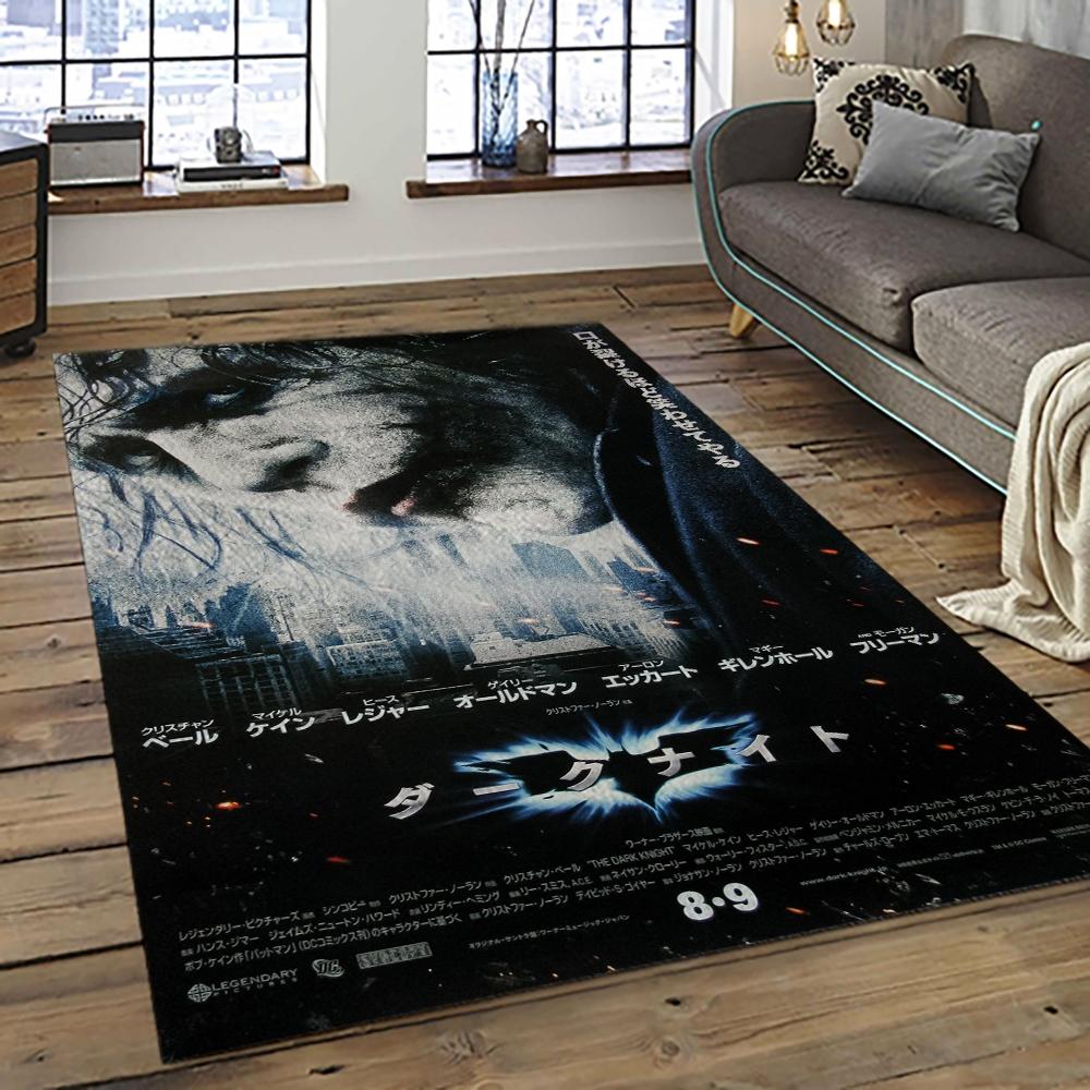 The Dark Knight Movie Carpet Rectangle Area Rug For Living Room Home Room Decor Gift For Friends And Family TDN5 the dark knight movie carpet rectangle area rug for living room home room decor gift for friends and family dark room tdn5