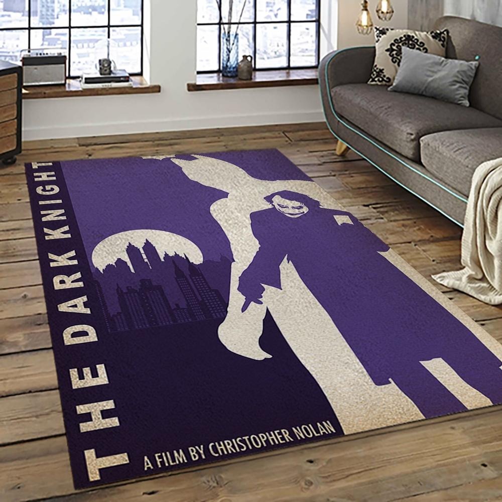 The Dark Knight Movie Carpet Rectangle Area Rug For Living Room Home Room Decor Gift For Friends And Family TDN6 the dark knight movie carpet rectangle area rug for living room home room decor gift for friends and family dark room tdn6