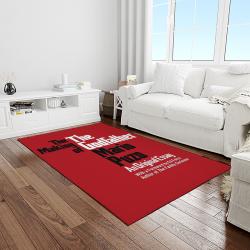 the godfather movie carpet rectangle area rug for living room home room decor gift for friends and family light room tgf2