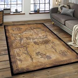 The Lord of the Rings Movie Carpet Rectangle Area Rug For Living Room Home Room Decor Gift For Friends And Family TLTR24