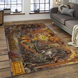 The Lord of the Rings Movie Carpet Rectangle Area Rug For Living Room Home Room Decor Gift For Friends And Family TLTR49