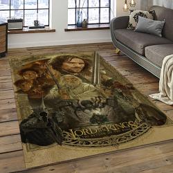 The Lord of the Rings Movie Carpet Rectangle Area Rug For Living Room Home Room Decor Gift For Friends And Family TLTR53