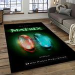 the matrix movie rectangle area rug for living room home room decor gift for friends and family dark room