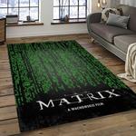 the matrix movie rectangle area rug for living room home room decor gift for friends and family dark room
