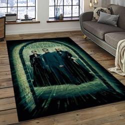The Matrix Movie Rectangle Area Rug For Living Room Home Room Decor Gift For Friends And Family TMX16