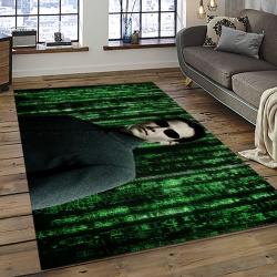 The Matrix Movie Rectangle Area Rug For Living Room Home Room Decor Gift For Friends And Family TMX19