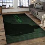 the matrix movie rectangle area rug for living room home room decor gift for friends and family dark room
