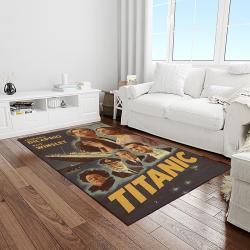 titanic movie rectangle area rug for living room home room decor gift for friends and family light room ttn13