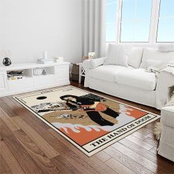 tony iommi guitarist rectangle area rug for living room home room decor gift for friends and family light room tim2