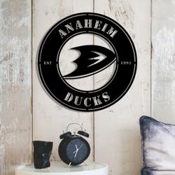 anaheim ducks metal led sign wall art home decor 1881 4
