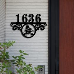 arizona coyotes metal monogram address nhl fan house number sign 838 2