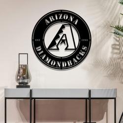 arizona diamondbacks metal led sign wall art home decor 1931 1