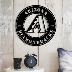 arizona diamondbacks metal led sign wall art home decor 1931 4
