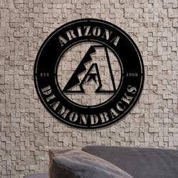 arizona diamondbacks metal led sign wall art home decor 1931 6