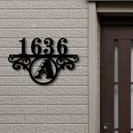 arizona diamondbacks metal monogram address mlb fan house number sign 963 0
