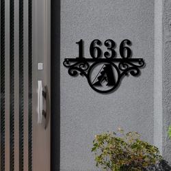 arizona diamondbacks metal monogram address mlb fan house number sign 963 1