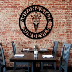 arizona state sun devils metal led sign wall art home decor 751 8