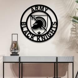 army black knights metal led sign wall art home decor 752 6