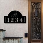 atlanta braves metal address mlb fan house number sign 1106 0