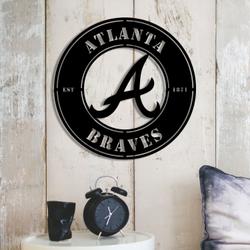 atlanta braves metal led sign wall art home decor 1914 4