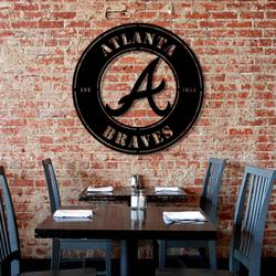 atlanta braves metal led sign wall art home decor 1914 7