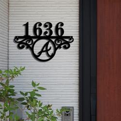 atlanta braves metal monogram address mlb fan house number sign 952 3
