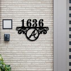 atlanta braves metal monogram address mlb fan house number sign 952 4