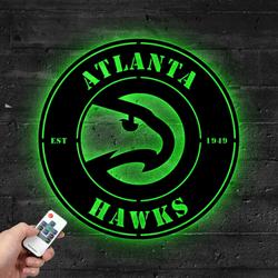atlanta hawks metal led sign wall art home decor 1913 3