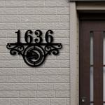 atlanta hawks metal monogram address nba fan house number sign 909 0