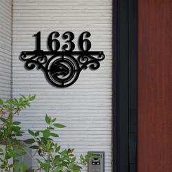 atlanta hawks metal monogram address nba fan house number sign 909 3