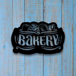 bakery metal sign with led light bakehouse kitchen decor 589 1