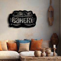 bakery metal sign with led light bakehouse kitchen decor 589 6