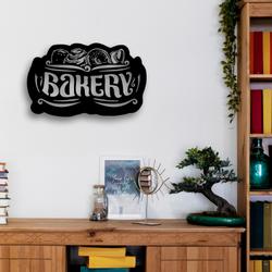 bakery metal sign with led light bakehouse kitchen decor 589 8