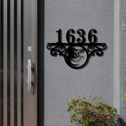 baltimore orioles metal monogram address mlb fan house number sign 961 1