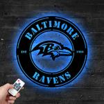 baltimore ravens metal led sign wall art home decor 1845 0