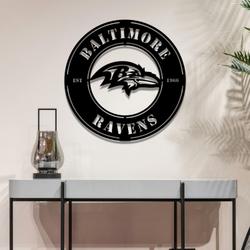 baltimore ravens metal led sign wall art home decor 1845 2