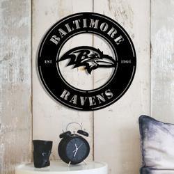 baltimore ravens metal led sign wall art home decor 1845 5