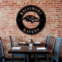 baltimore ravens metal led sign wall art home decor 1845 7