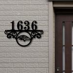 baltimore ravens metal monogram address nfl fan house number sign 878 0
