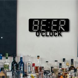 bar oclock metal sign with led light pub party wall decor 393 4