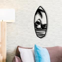 beach shark surfboard metal sign with led light beach vibe decor 586 7