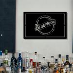 blue moon brewing company est 1995 metal led sign man cave home bar wall art decor 2082 0