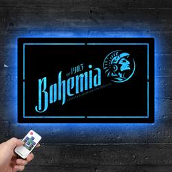 bohemia metal led sign man cave home bar wall art decor 2083 5