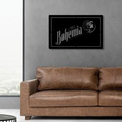 bohemia metal led sign man cave home bar wall art decor 2083 7