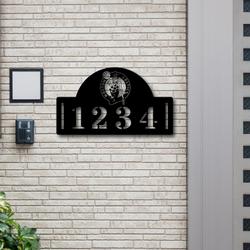 boston celtics metal address nba fan house number sign 1051 3