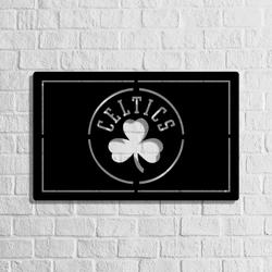boston celtics metal led sign man cave home bar wall art decor 2167 2