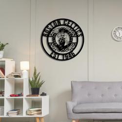 boston celtics metal sign led light nba monogram wall art decor 94 6