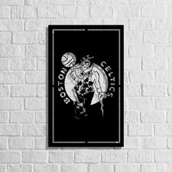 boston celtics nba metal led sign man cave home bar wall art decor 2164 2