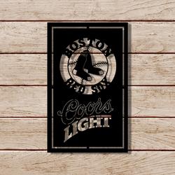boston red sox coors light metal led sign man cave home bar wall art decor 2163 6