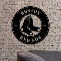 boston red sox metal led sign wall art home decor 1941 6